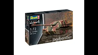 Немецкая САУ "Jagdpanther". Обзор модели фирмы "Revell" в 1/72 масштабе.