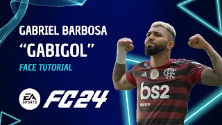 EA FC24 Player Creation Guide: GABRIEL "GABIGOL" BARBOSA Lookalike Face Tutorial + Stats