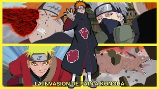 Te Resumo la Invasión de Pain a Konoha (Naruto Shippuden Capitulos 152-175).