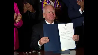 Governor Tim Walz signs bill into law. Uber & Lyft, the BLUFFERS, will now raise rider rates.