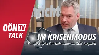 Bundeskanzler Karl Nehammer (ÖVP) im Krisenmodus