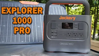 A power station with 1000w of power! Jackery Explorer 1000 Pro