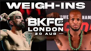 BKFC 27: Weigh-In