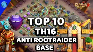 Anti Root Rider New Th16 Legend League Base (clash of clans)