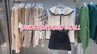 Korean Fashions -Underground shopping center in Seoul