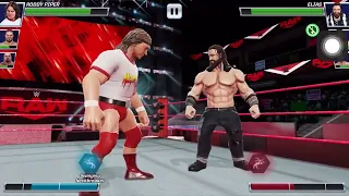 WWE raw match 2k24 goldberg vs roddy piper & sami zyan  vs nakamura vs elias