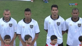 Hino do Flamengo em 1º e o do Vasco em 2º