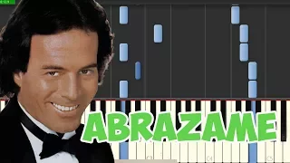 🎹Julio Iglesias  Abrázame (Piano Tutorial Synthesia)❤️♫