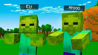 Jogando como um ZUMBI no minecraft