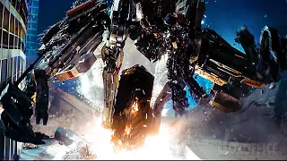 Optimus Prime VS Decepticon edili | Transformers - La vendetta del caduto | Clip in Italiano