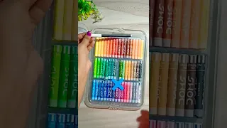 doms oil pastel 50 shades unboxing and review #shorts #viralvideo