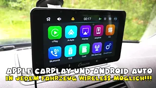 Carpuride W708 Wireless Apple CarPlay Android Auto Display