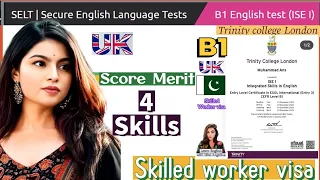 Trinity College London - ISE-1 (B1) Integrated Speaking and Listening|| Full Mock Test || UKVI 2024