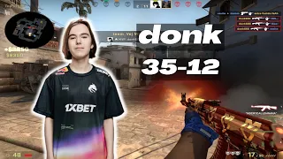 【donk POV】 (35-12) vs aliStair/Vexite/INS/Sico (mirage )FACEIT Ranked | Aug 19, 2023
