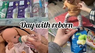 Vlog: День с реборном Евой,шоппинг