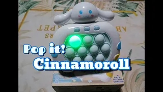 Satisfying video with Unboxing of Cinnamoroll speed push game console pop it #satisfyingvideo
