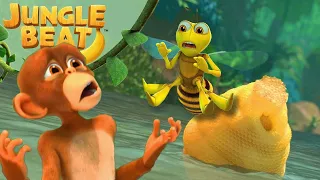 Bee Hive Down | Jungle Beat | Cartoons for Kids | WildBrain Toons