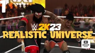 WWE 2K23 Realistic Universe Mode NXT Episode 1- Toxic Deville