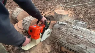 The Legendary Stihl 044!!! (10mm slant fin)