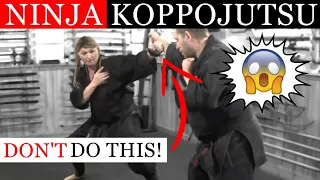 TAIJUTSU TRAINING 🥷🏻‼️ Koto Ryu KOPPOJUTSU Fighting Techniques: SHIHAKU - Bunkai & Henka EXPLAINED!