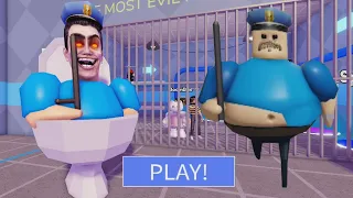 SKIBIDI TOILET BARRY'S PRISON RUN! Scary OBBY Walkthrough FULL GAME #roblox #obby