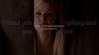 It's always been me - Rebekah Mikaelson Sad