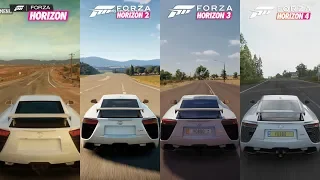 2010 Lexus LFA - All Forza Horizon Games Sound Comparison