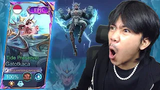 REVIEW SKIN EPIC GATOTKACA EFEKNYA BIKIN MUSUH AUTO BERKACA KACA - Mobile legends