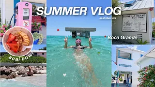 a summer VLOG: beach day, gym, exploring an island + more