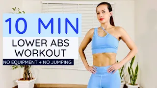 10 Minute Lower Abs Workout I Lose Lower Belly Fat (No Equipment + No Jumping)