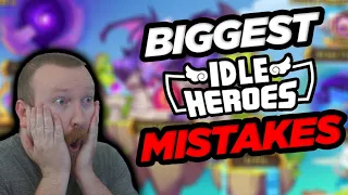 BIGGEST Idle Heroes MISTAKES & How To Fix Them!!!