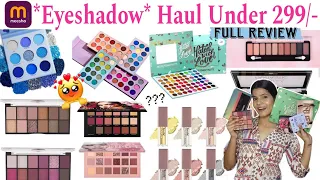 MEESHO Eyeshadow Palette Review 😍✨Meesho Eyeshadow Haul Under ₹300 |Affordable Eyeshadow From Meesho