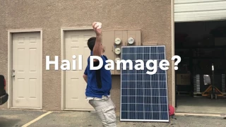 Solar: Will hail damage my Solar Panels