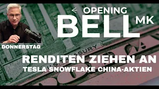 Was bedeuten die steigenden Renditen? Und Tesla, Snowflake, China-Aktie!