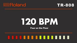 Roland TR-808 Four On The Floor 120 BPM Backing Track