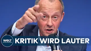 UMFRAGEDEBAKEL FÜR UNION: K-Frage - Um Friedrich Merz wird es einsamer