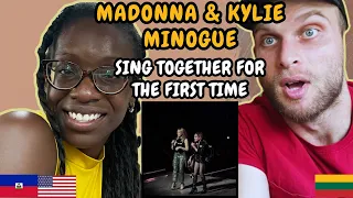 REACTION TO Madonna & Kylie Minogue - First Time Singing Together | FIRST TIME WATCHING