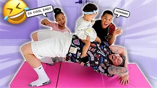 FAMILY GYMNASTICS CHALLENGE *BAD IDEA*