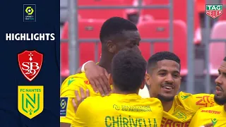 STADE BRESTOIS 29 - FC NANTES (1 - 4) - Highlights - (SB29 - FCN) / 2020-2021