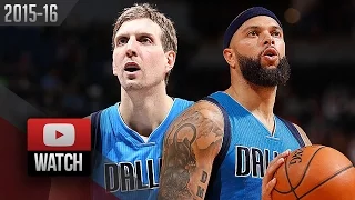 Dirk Nowitzki & Deron Williams Full Highlights at Jazz (2016.04.11) - PLAYOFFS!