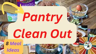 Pantry Cleanout Challenge Poor Man Meals Budget Meals with Few Ingredients 🔔🥓