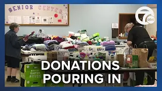 Southgate Senior Center overwhelmed with donations in wake of devastating apartment fire