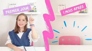 Premier jour d'école VS 1 mois après  BACK TO SCHOOL SKETCH 😂// KIARA PARIS🌷