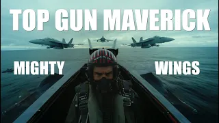 The most AWESOME video you will see today - Top Gun Maverick & Mighty Wings | 4K