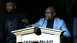 Floyd Mayweather Jr. Accepts Fighter of the Year Award at Nevada Boxing Hall of Fame (Full Speech)