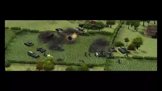 Axis & Allies - Speedrunning Normandy Breakout - PC WW2 RTS Gameplay -