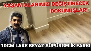 SÜPÜRGELİK Değişimi 10cm'lik PVC Lake Beyaz #Süpürgelik Yaptık!