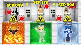 TÔ GÀ THỬ THÁCH 24H XÂY HẦM BÍ MẬT SCP KINH DỊ TRONG MINECRAFT*TÔ GÀ XÂY HẦM SCP 173 096 VÀ 049