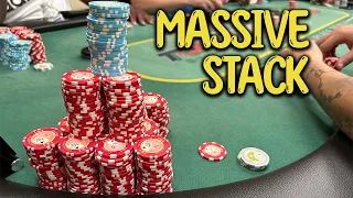 ALL-IN WITH POCKET JACKS CAN WE HOLD IN A $1400 POT?! / Ace Poker Vlog 44