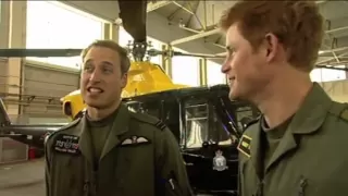 Prince William and Prince Harry banter